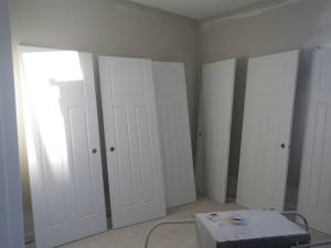 Staged, Painted Doors